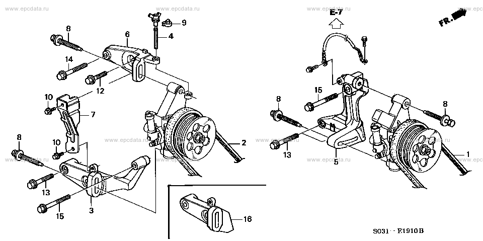 Parts scheme