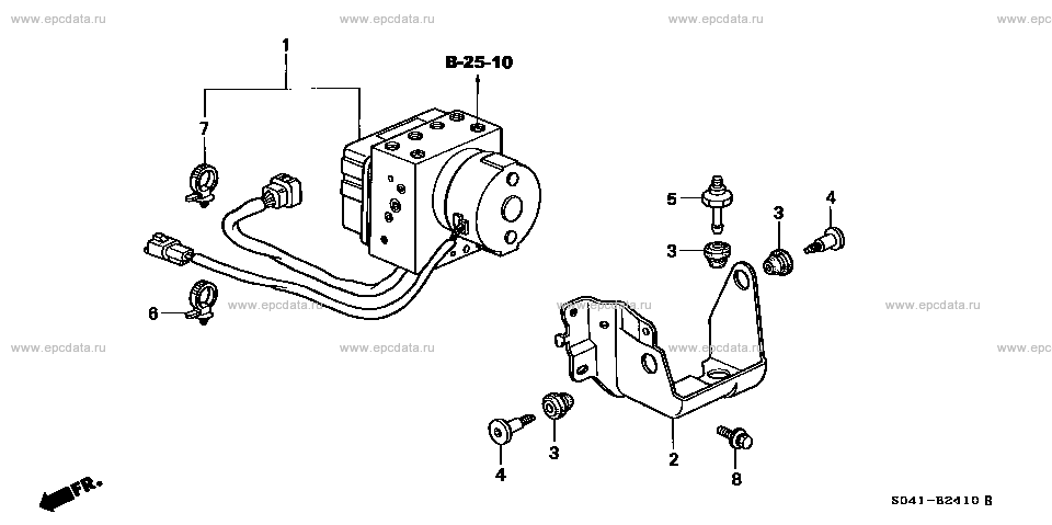 Parts scheme