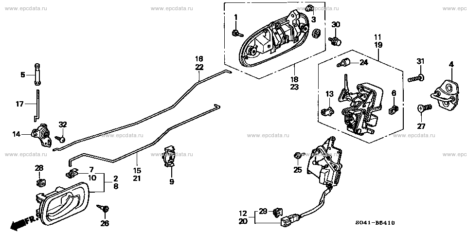 Parts scheme