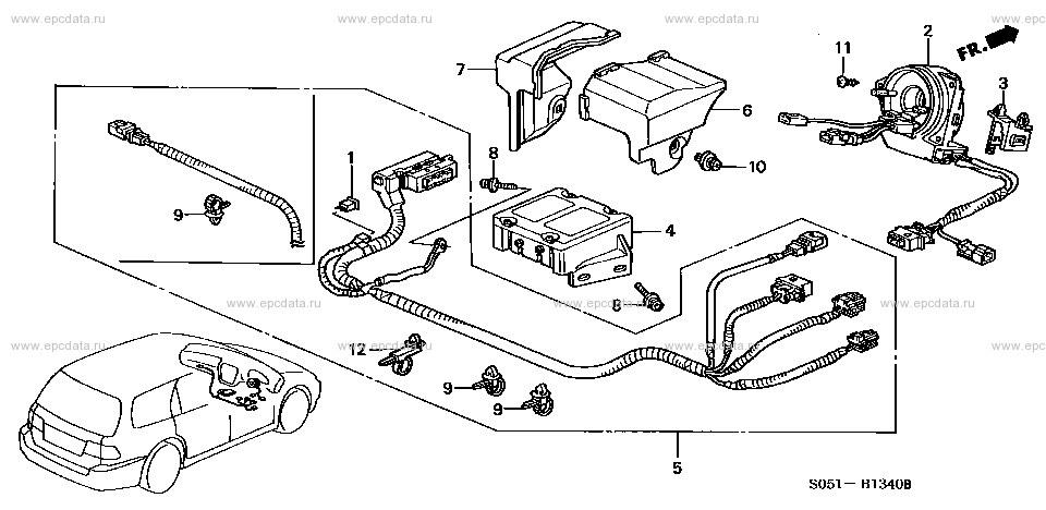 Parts scheme