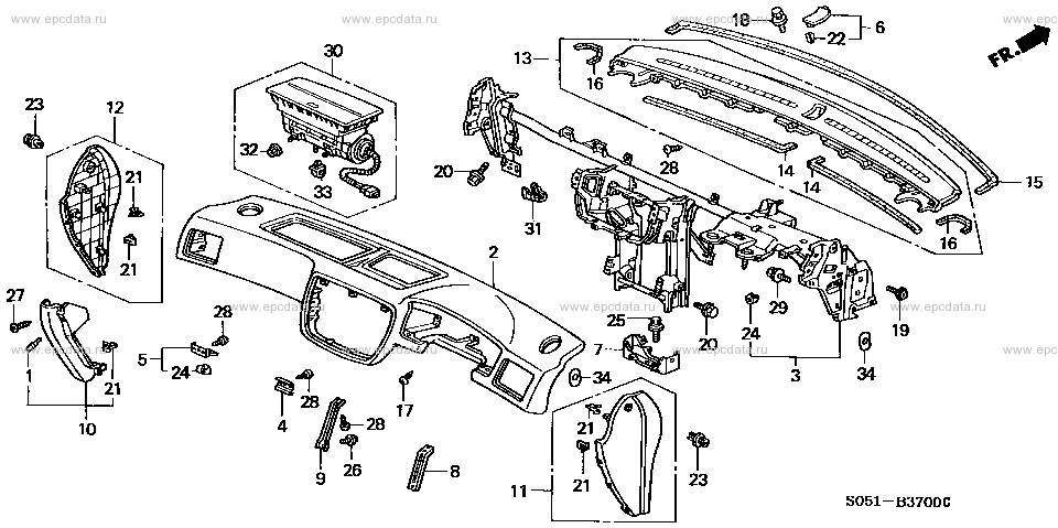 Parts scheme