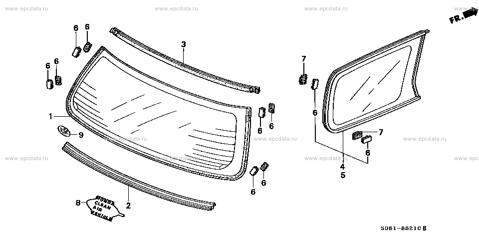 Parts scheme