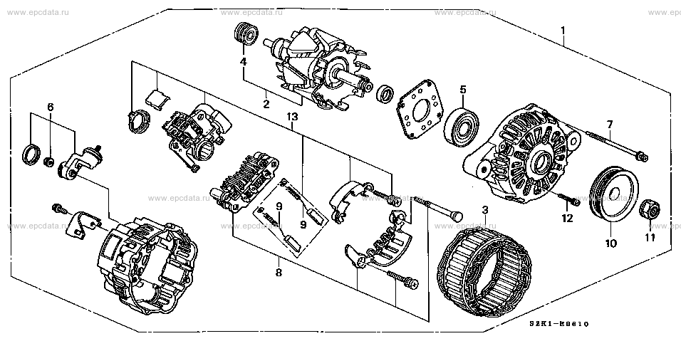 Parts scheme