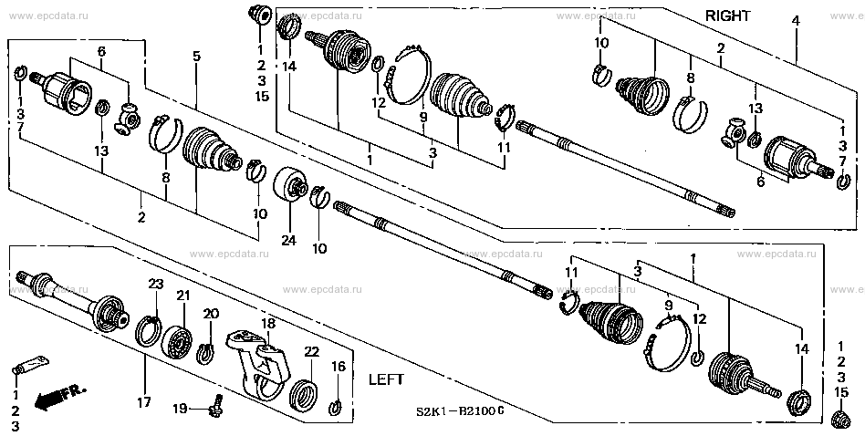 Parts scheme