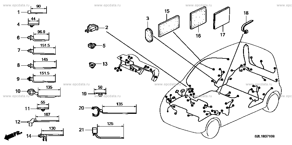 Parts scheme