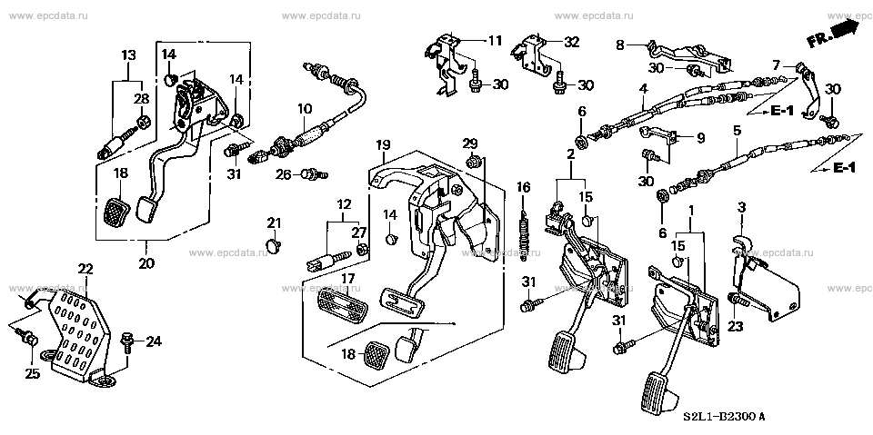 Parts scheme