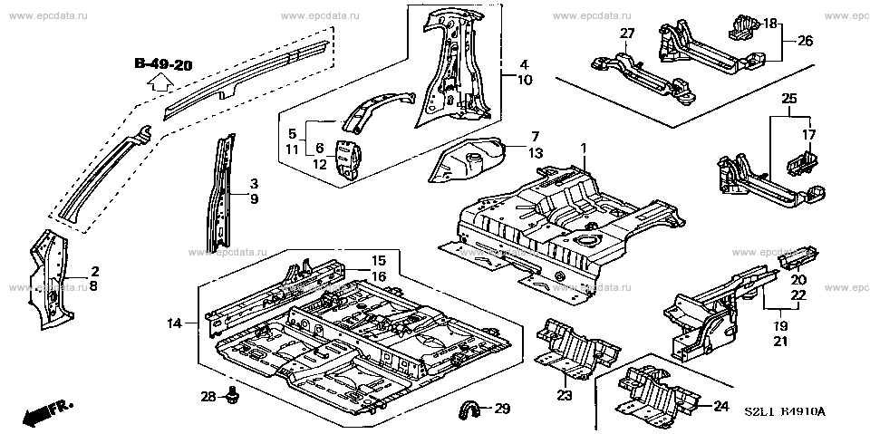 Parts scheme