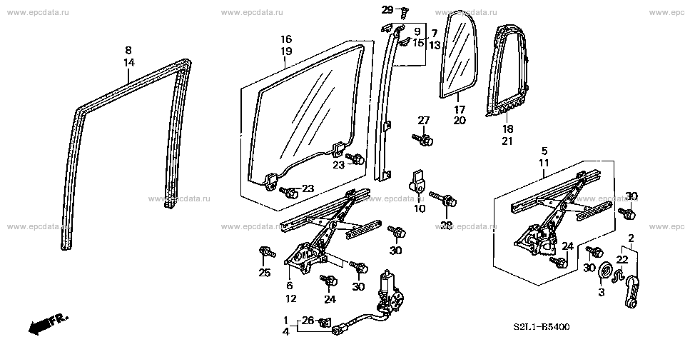 Parts scheme