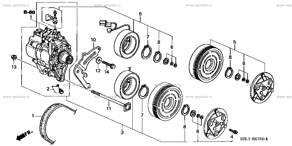 Parts scheme