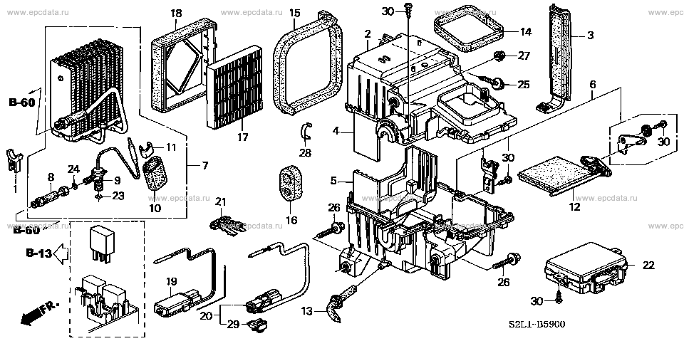 Parts scheme