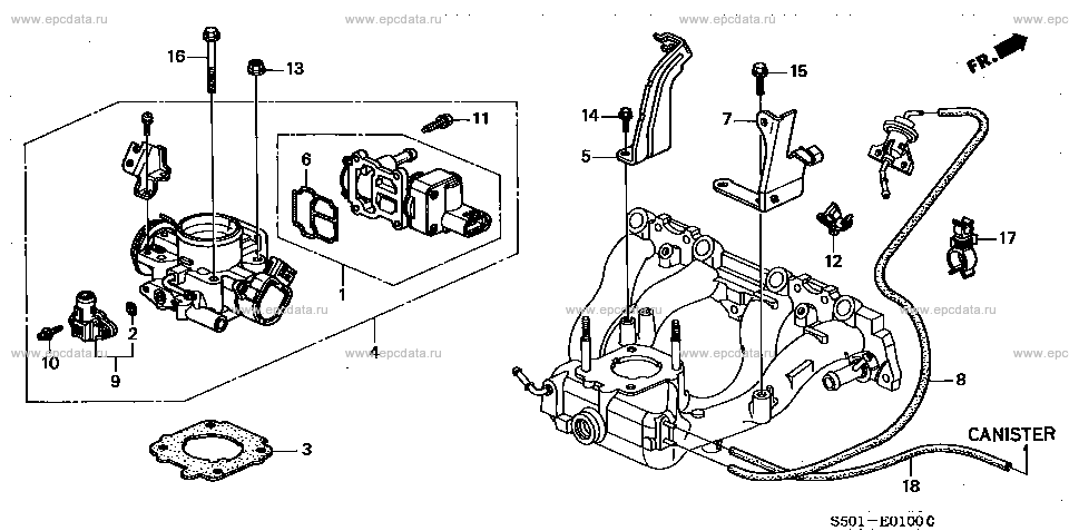 Parts scheme