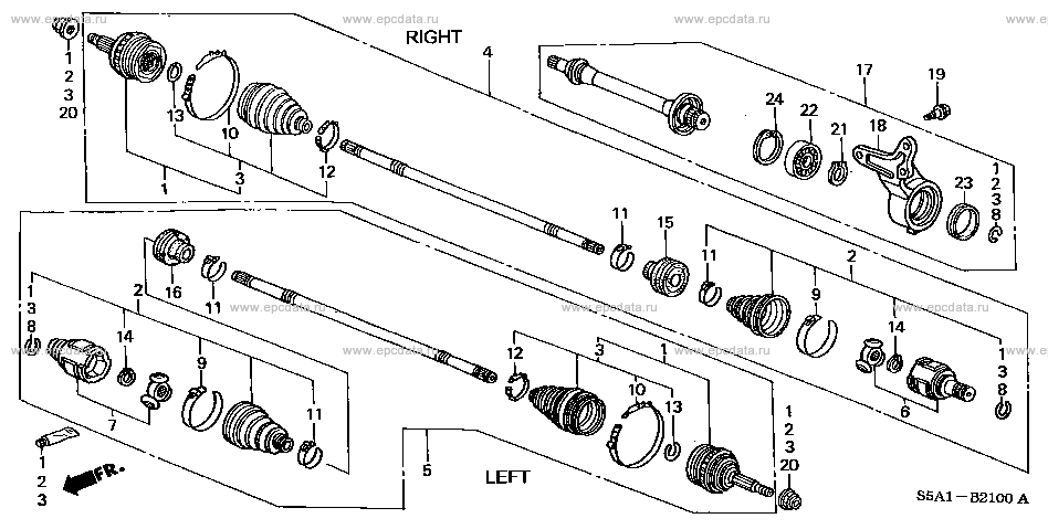 Parts scheme