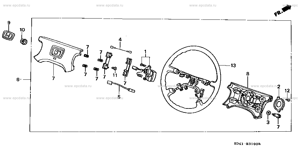 Parts scheme