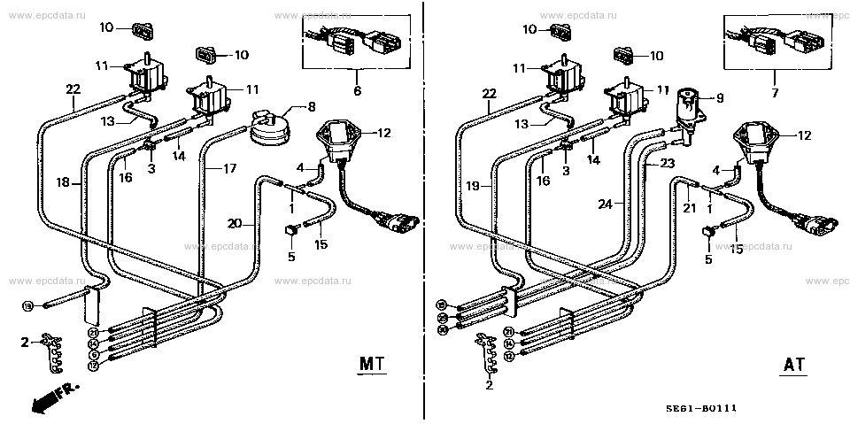 Parts scheme