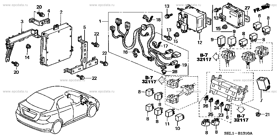 Parts scheme