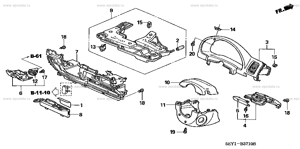 Parts scheme