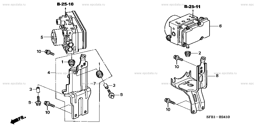 Parts scheme