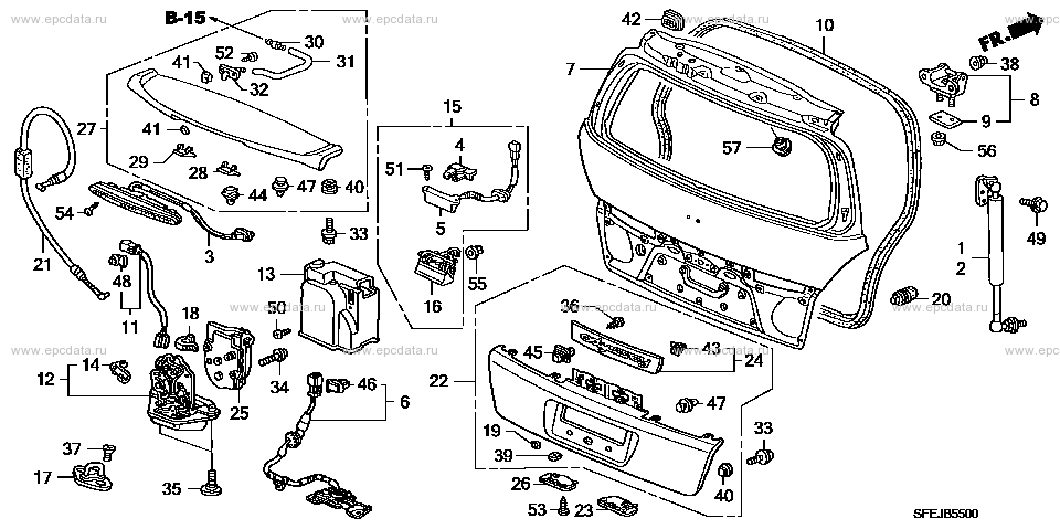 Parts scheme