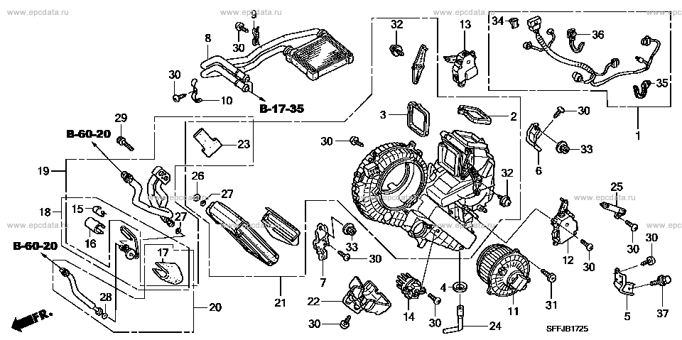 Parts scheme