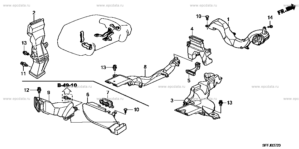 Parts scheme