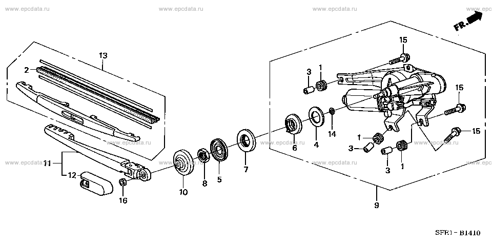 Parts scheme