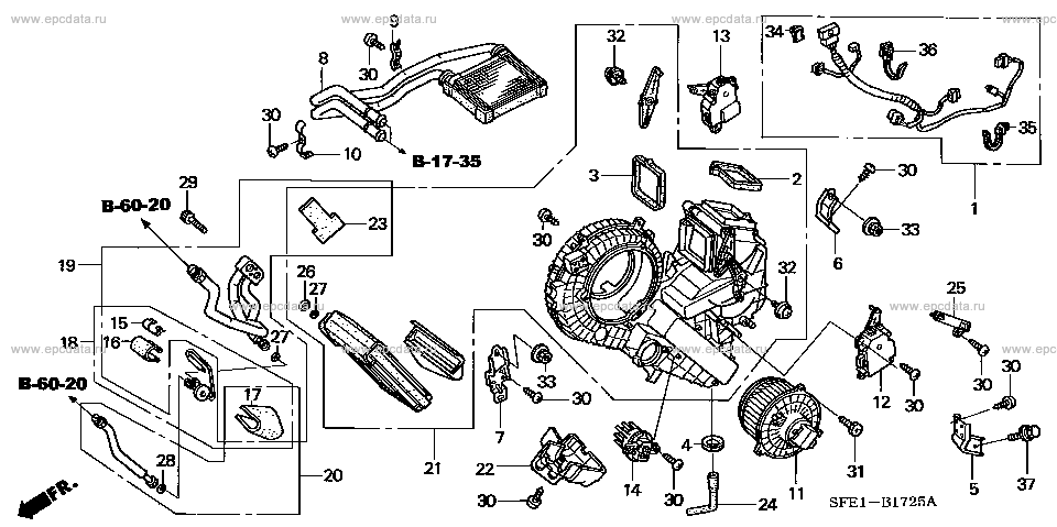 Parts scheme