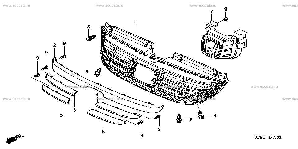 Parts scheme