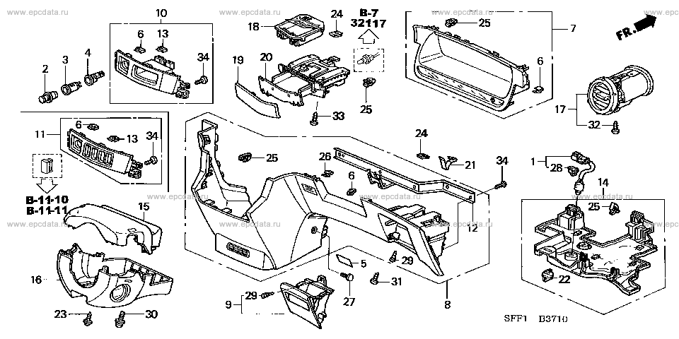 Parts scheme