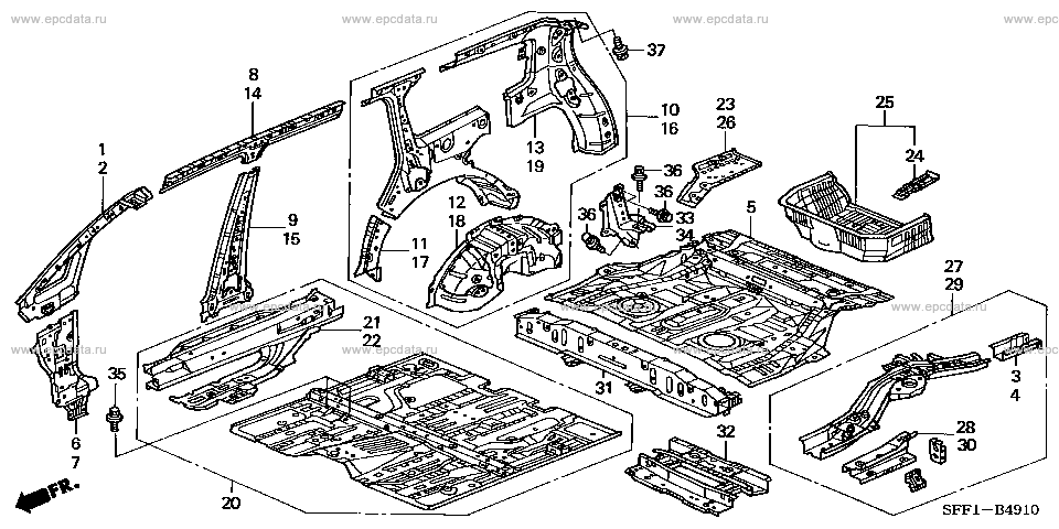 Parts scheme