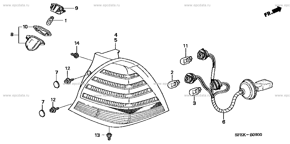 Parts scheme