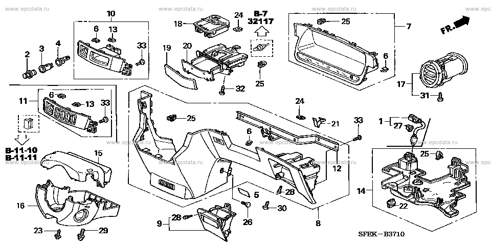 Parts scheme