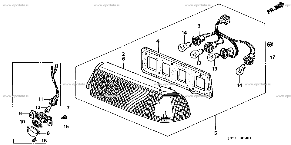 Parts scheme