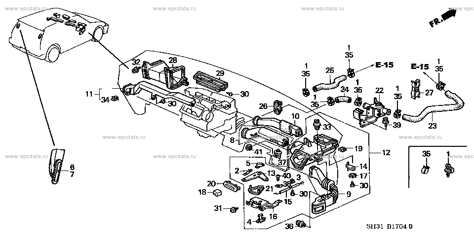 Parts scheme