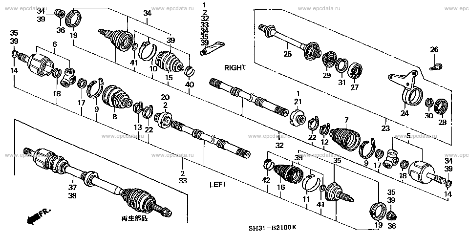 Parts scheme