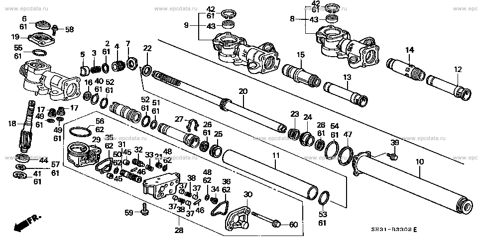 Parts scheme