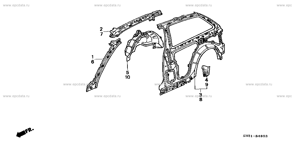 Parts scheme