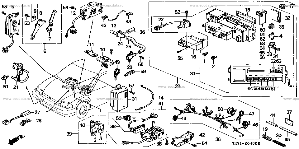 Parts scheme