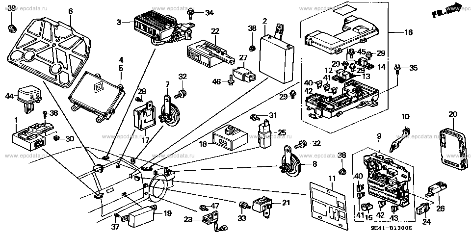 Parts scheme