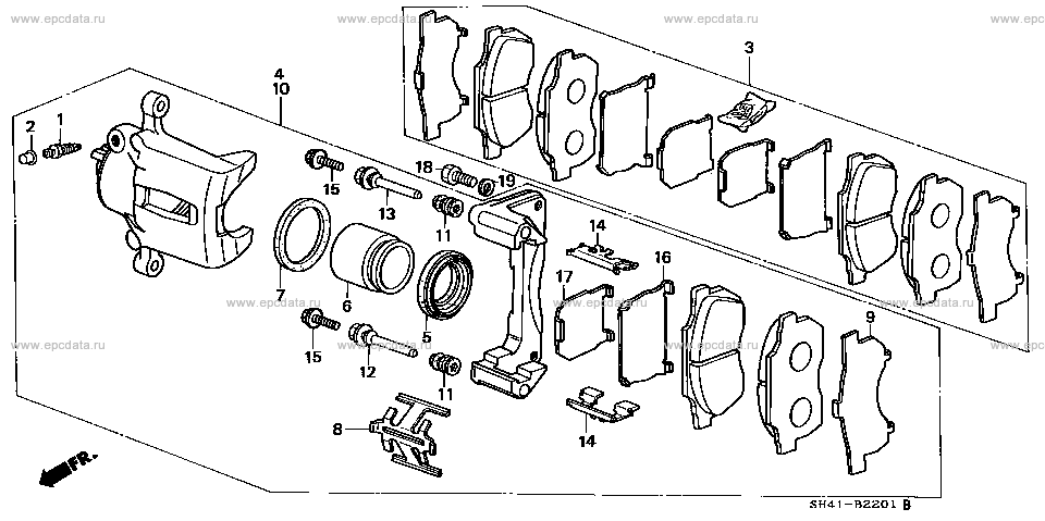 Parts scheme