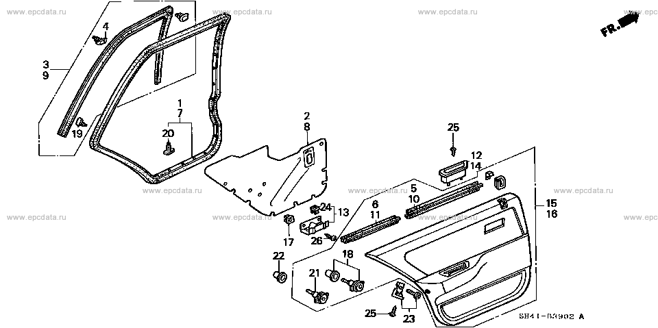 Parts scheme