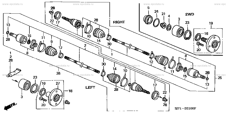 Parts scheme