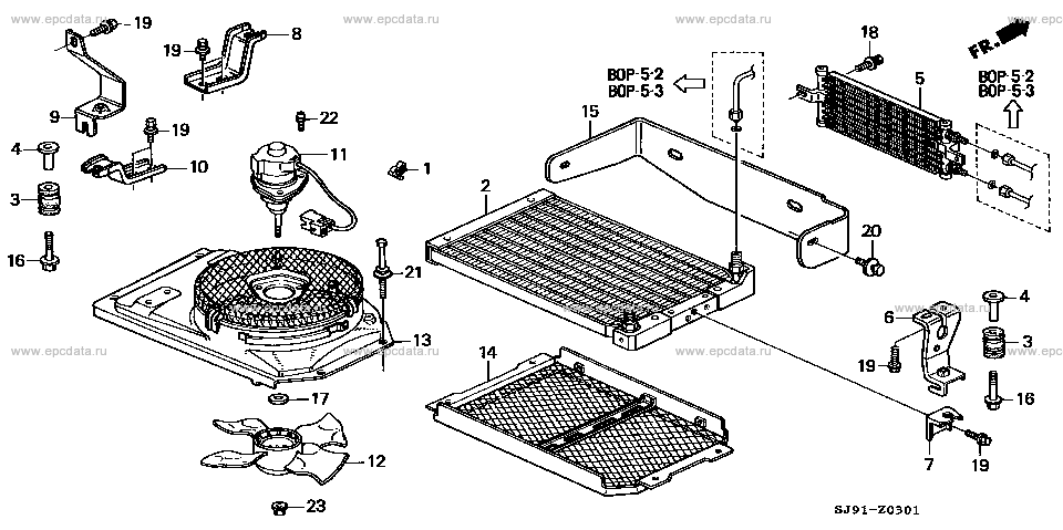 Parts scheme