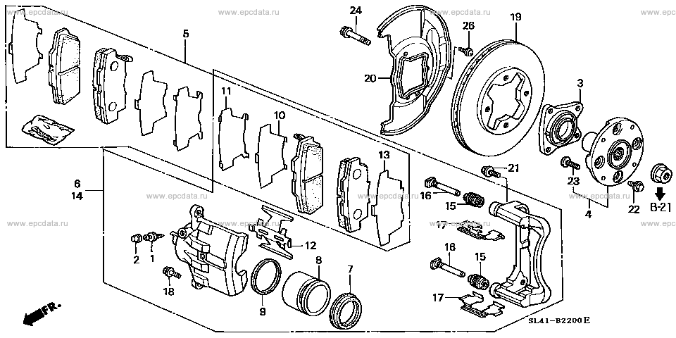 Parts scheme