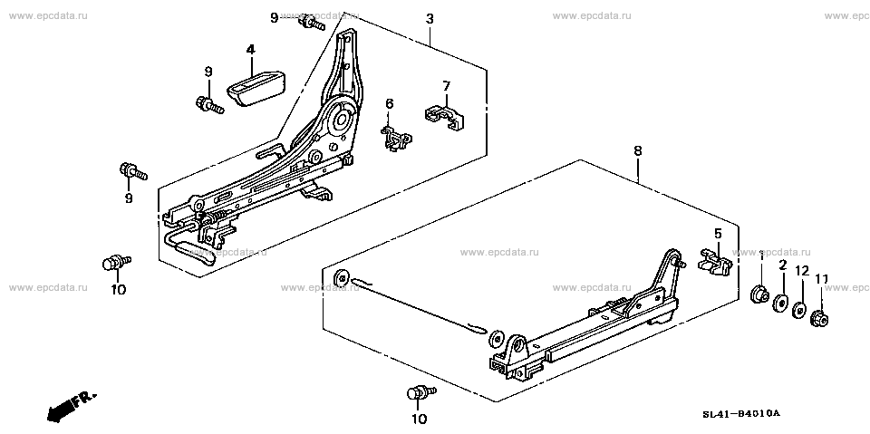 Parts scheme