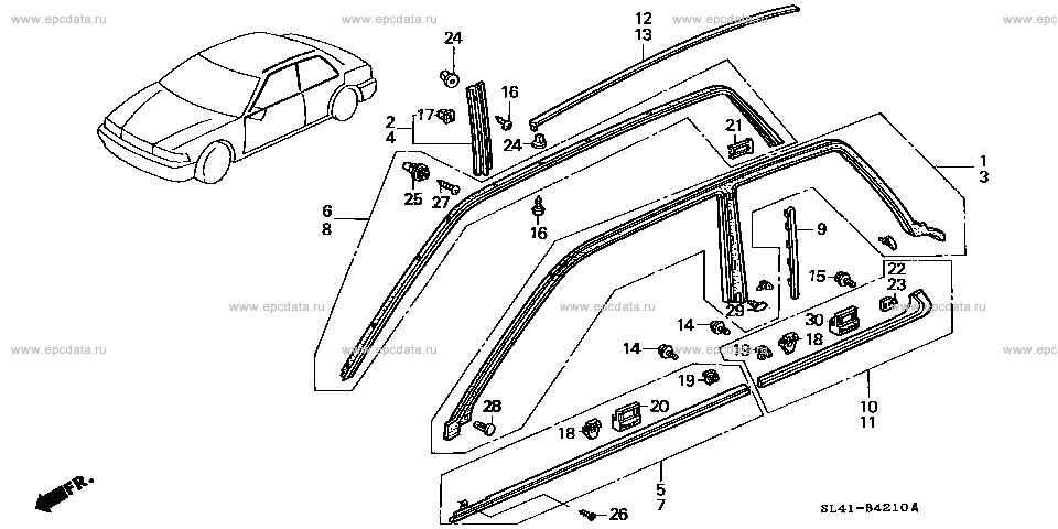 Parts scheme