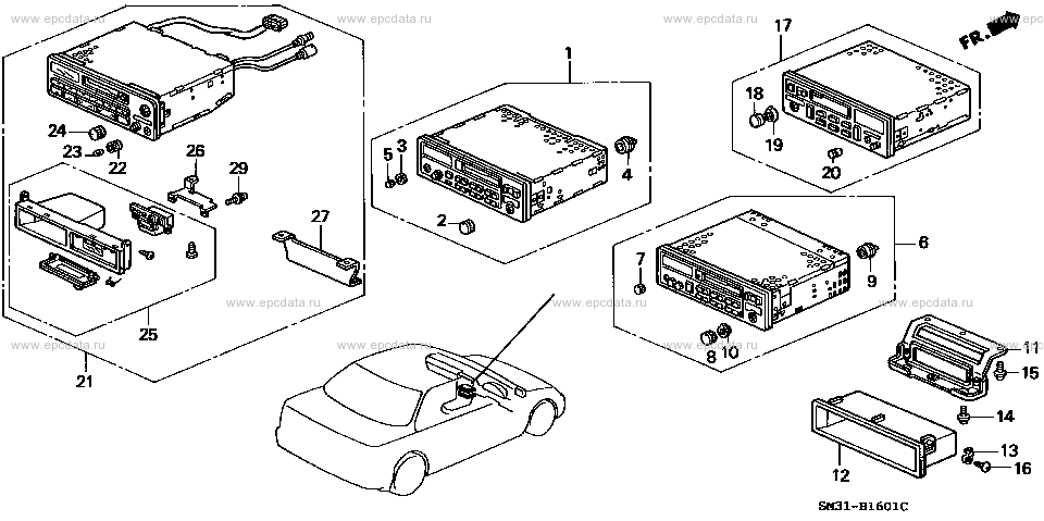 Parts scheme