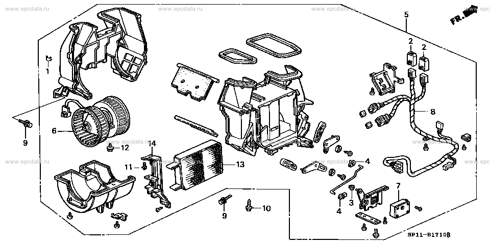 Parts scheme