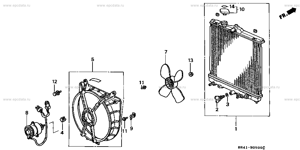 Parts scheme