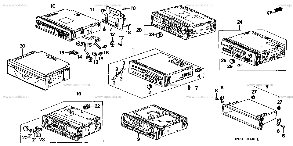 Parts scheme