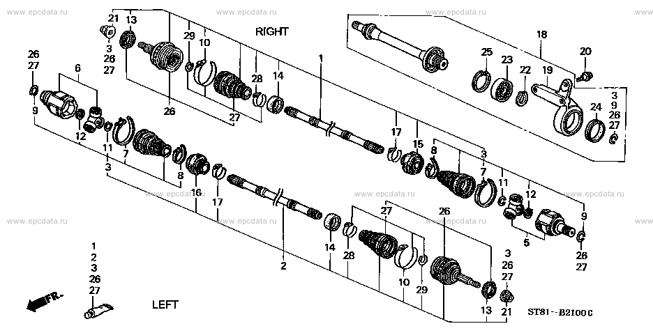 Parts scheme